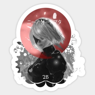 2B Nier: Automata cogwheels world Sticker